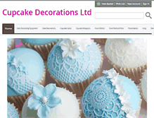 Tablet Screenshot of cupcakedecoration.co.uk